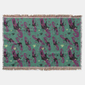 オズの魔法使い™ |邪悪な魔女™パターン スローブランケット (正面)