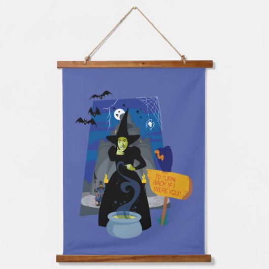 オズの魔法使い™ |邪悪な魔女 吊り下げ型タペストリー (正面)