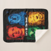 オズの魔法使い™ | Let's Hit The Road シェルパブランケット (正面(横))