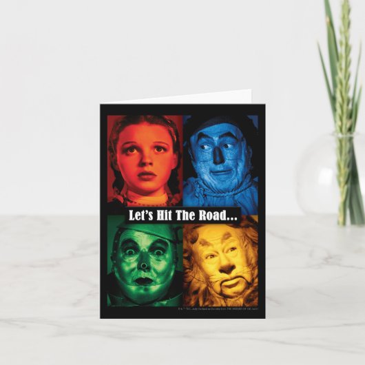 オズの魔法使い™ | Let's Hit The Road ノートカード (正面)