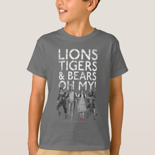 オズの魔法使い™ | Lions Tigers & Bears Oh My! Tシャツ (正面)