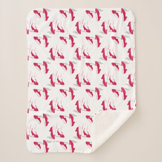 オズの魔法使い™ | Rubyスリッパ™パターン シェルパブランケット (正面)