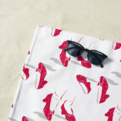 オズの魔法使い™ | Rubyスリッパ™パターン ビーチタオル (インサイチュ)