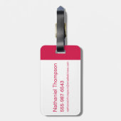 オズの魔法使い™ | Rubyスリッパ™パターン ラゲッジタグ (裏面縦)