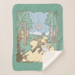 オズの魔法使い™ Storybook Yellow Brick Road シェルパブランケット