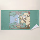 オズの魔法使い™ | Storybook Yellow Brick Road ビーチタオル (正面)