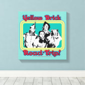 オズの魔法使い™ | Yellow Brick Road trip! キャンバスプリント (インサイチュ (ウッドフロア))