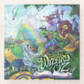 オズアートの魔法使い ガラスコースター (正面)
