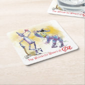 オズクラシックの魔法使い&ブリキのマンコースター スクエアペーパーコースター (アングル)