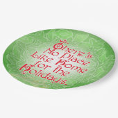 オズクラシッククリスマス紙プレートの ペーパープレート (アングル)