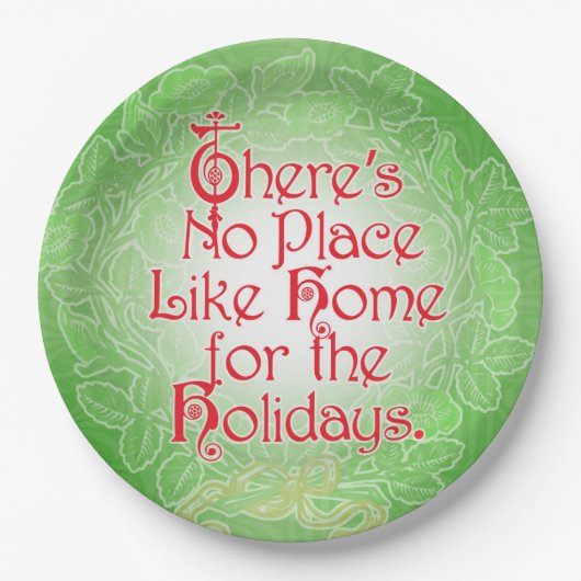 オズクラシッククリスマス紙プレートの ペーパープレート (正面)