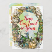 オズクラシックファミリークリスマスの魔法使い ノートカード (正面/裏面)