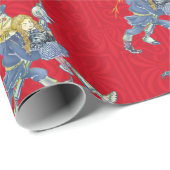 オズクラシックレッドラッピング紙の ラッピングペーパー (ロールコーナー)