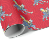 オズクラシックレッド・クリスマス・ラッピング・紙の ラッピングペーパー (ロールコーナー)