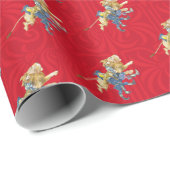 オズクラシックレッド・クリスマス・ラッピング・紙の ラッピングペーパー (ロールコーナー)