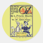 オズステッカーの素晴らしい魔法使い ラウンドシール (正面)