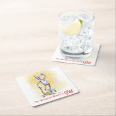 オズティンクラシックマンスクエア紙コースターの魔法使い スクエアペーパーコースター (インサイチュ)