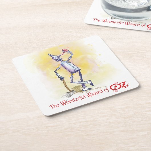 オズティンクラシックマンスクエア紙コースターの魔法使い スクエアペーパーコースター (アングル)