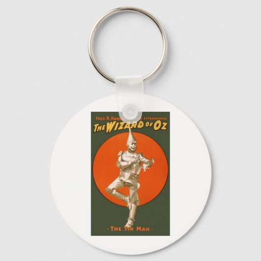 オズティンマンの魔法使い – ヴィンテージミュージカル劇場 キーホルダー (正面)