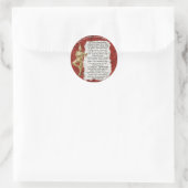 オズティンマンハピネス赤金ゴールド魔法使い ラウンドシール (バッグ)