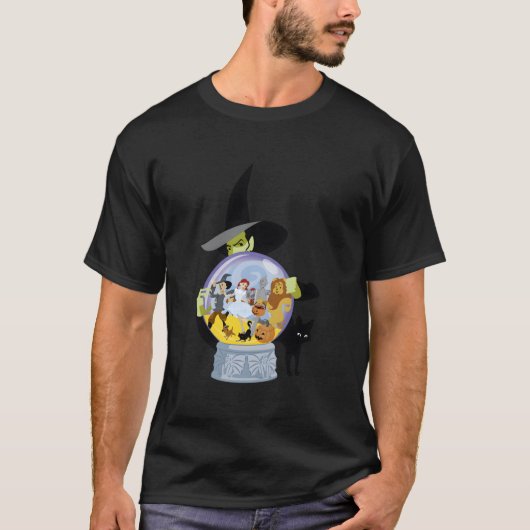 オズハロウィーン魔女クリスタルボールの魔法使い Tシャツ (正面)