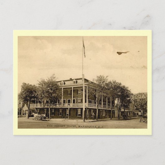 オズボーンハウスマナスクアンニュージャージーヴィンテージ ポストカード (正面)