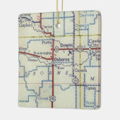 オズボーンヴィンテージの地図 セラミックオーナメント (左)