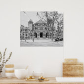 オズボーン・ホール（イェール大学） ポスター (キッチン)