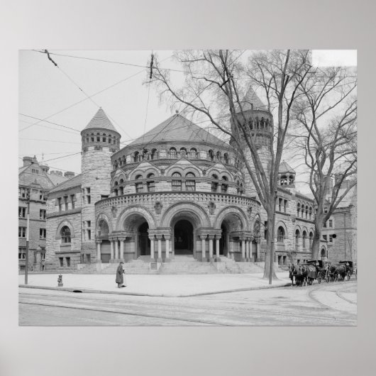 オズボーン・ホール（イェール大学） ポスター (正面)