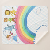 オズレインボーシェルパブランケットのウィザード シェルパブランケット (正面(横))