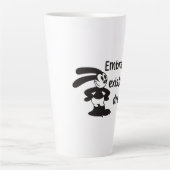 オズワルドは恐れている:実存的危機 カフェラテマグ (正面)