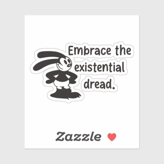 オズワルドは恐れている：実存的危機 シール (シート)