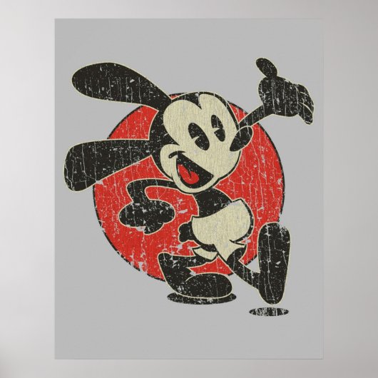 オズワルドザラッキーラビット保歩く1927 ポスター (正面)