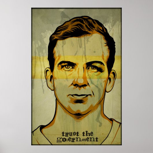 オズワルド信託政府プリント ポスター (正面)