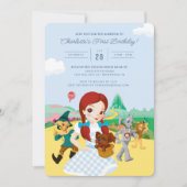 オズ第1ウィザード誕生日招待状 招待状 (正面)