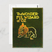オズ臆病ライオン葉書の素敵な魔法使い ポストカード (正面/裏面)