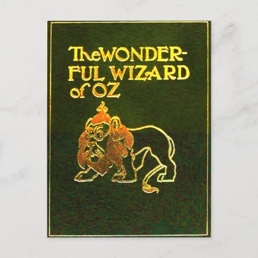 オズ臆病ライオン葉書の素敵な魔法使い ポストカード (正面)