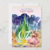 オズ誕生日グッドウィッチ誕生日 招待状 (正面)