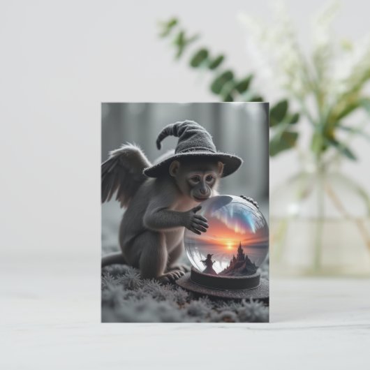 オズ邪悪なサルのウィザー飛んでいるド ポストカード (スタンド正面)