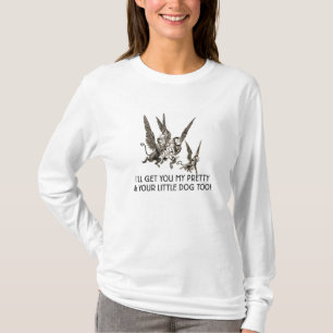 オズ飛んでいるのサル魔法使い。 Tシャツ