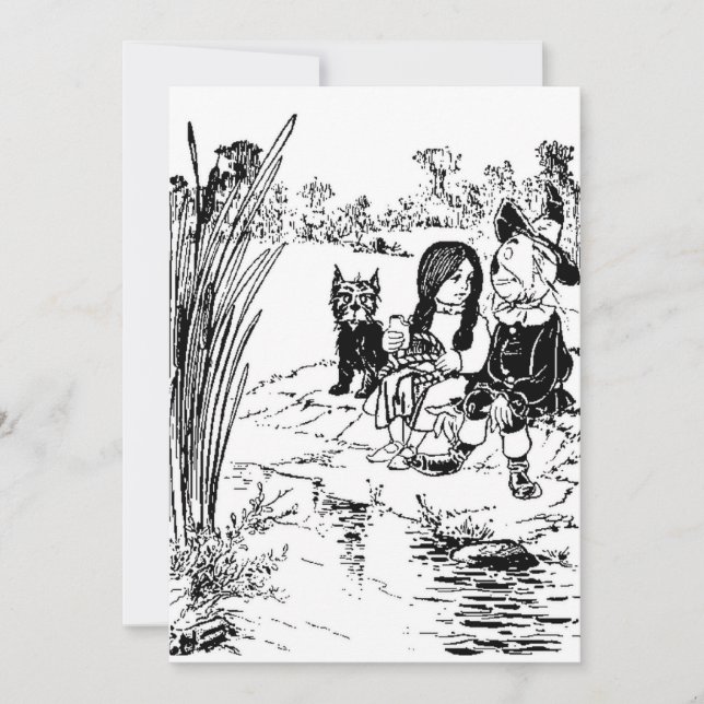 オズ・トト、ドロシー、かかしの魔法使い (正面)