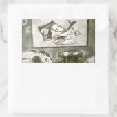 オズ・ドロシーはツイスターで 長方形シール (バッグ)