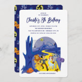 オズ・ハロウィーン誕生日パーティーのウィザード 招待状 (正面/裏面)