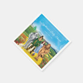 オズ™誕生日ナプキンス スタンダードカクテルナプキン (角)