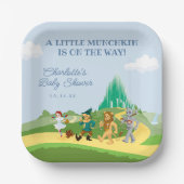 オズ™誕生日赤ちゃんシャワー魔法使い ペーパープレート (正面)