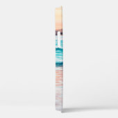  オセアの上の美しい紫の夕焼けの油絵 Case-Mate iPhoneケース (裏面 / 右)