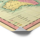 オセアナまたは太平洋海 ポスター (角)