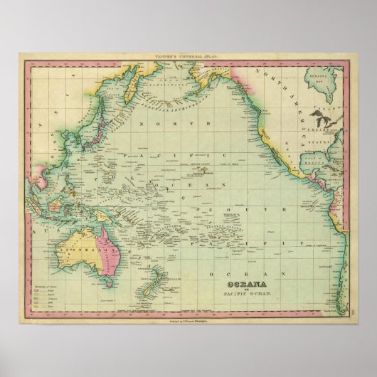 オセアナまたは太平洋海 ポスター (正面)