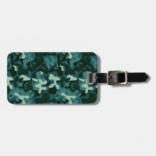 オセアナシグネチャー迷彩柄 ラゲッジタグ (正面横)