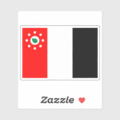 オセアニアのメラネシア・メリアム州旗 シール (シート)